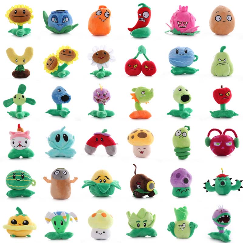 Kids Zombie Toys - 1 adet 13-20 cm Bitkiler vs