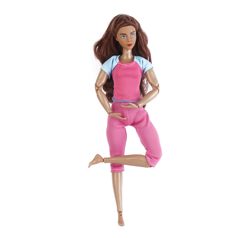Kids Yoga Toys - Bebek Yoga Spor Figürü Mini Giyim