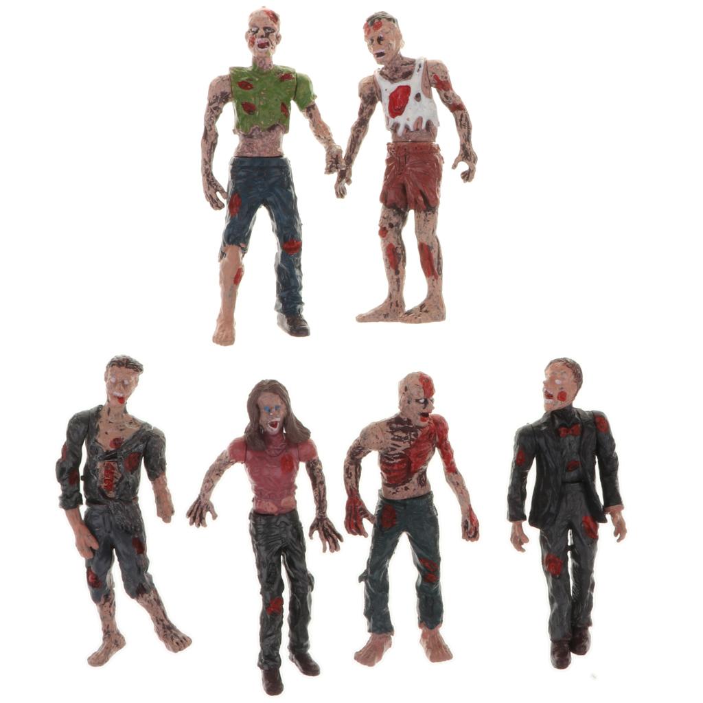 Kids Zombie Toys - Yürüyen Ceset Figürleri Çıkarılabilir Plastik Zombi
