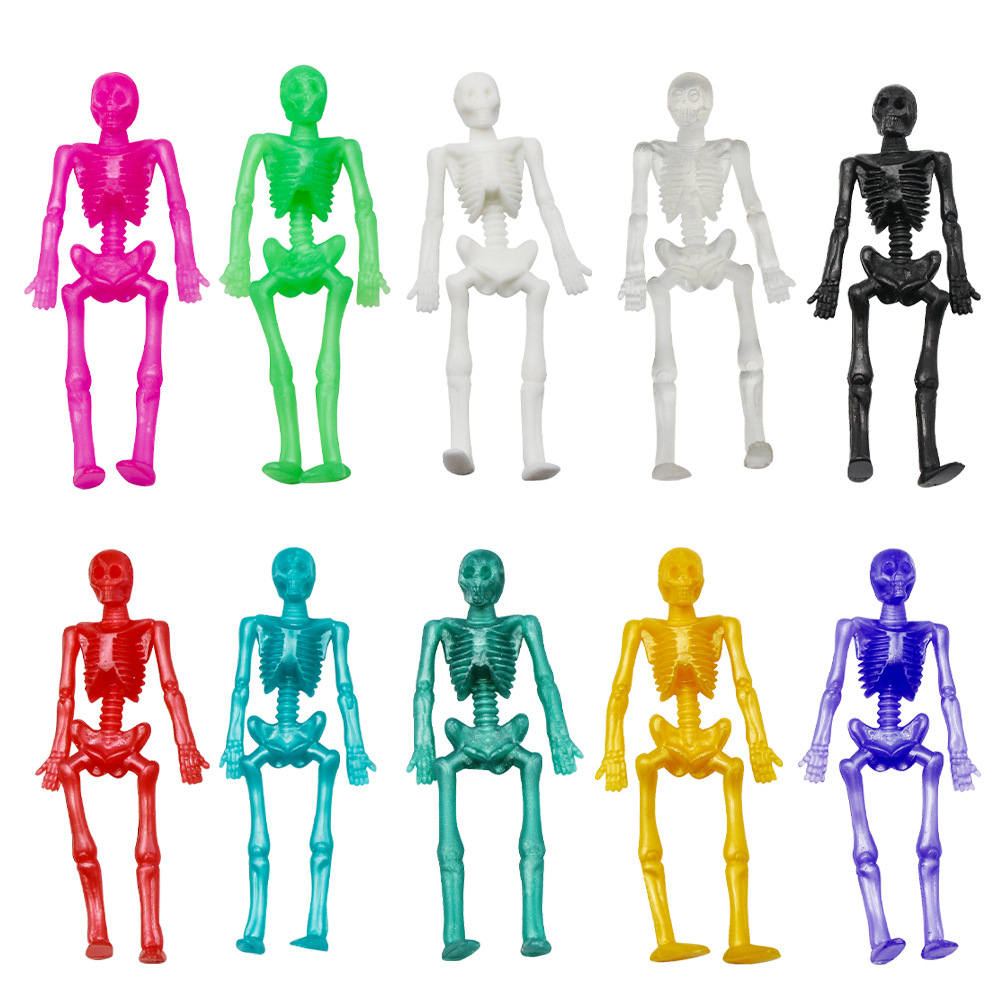 Kids Zombie Toys - 15/25 adet gerilebilir iskelet adam parti