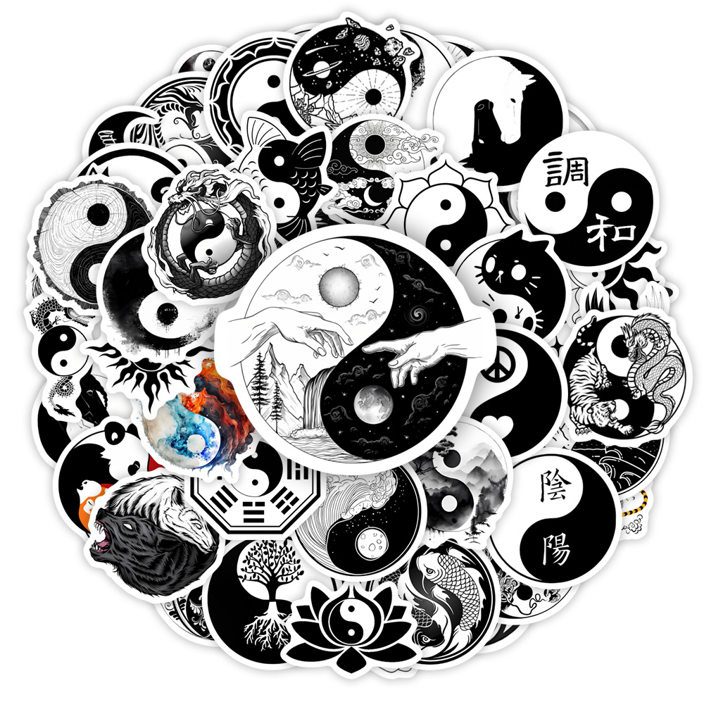 Kids Yoga Toys - YinYang çıkartmalar denge Yoga Zen sanat