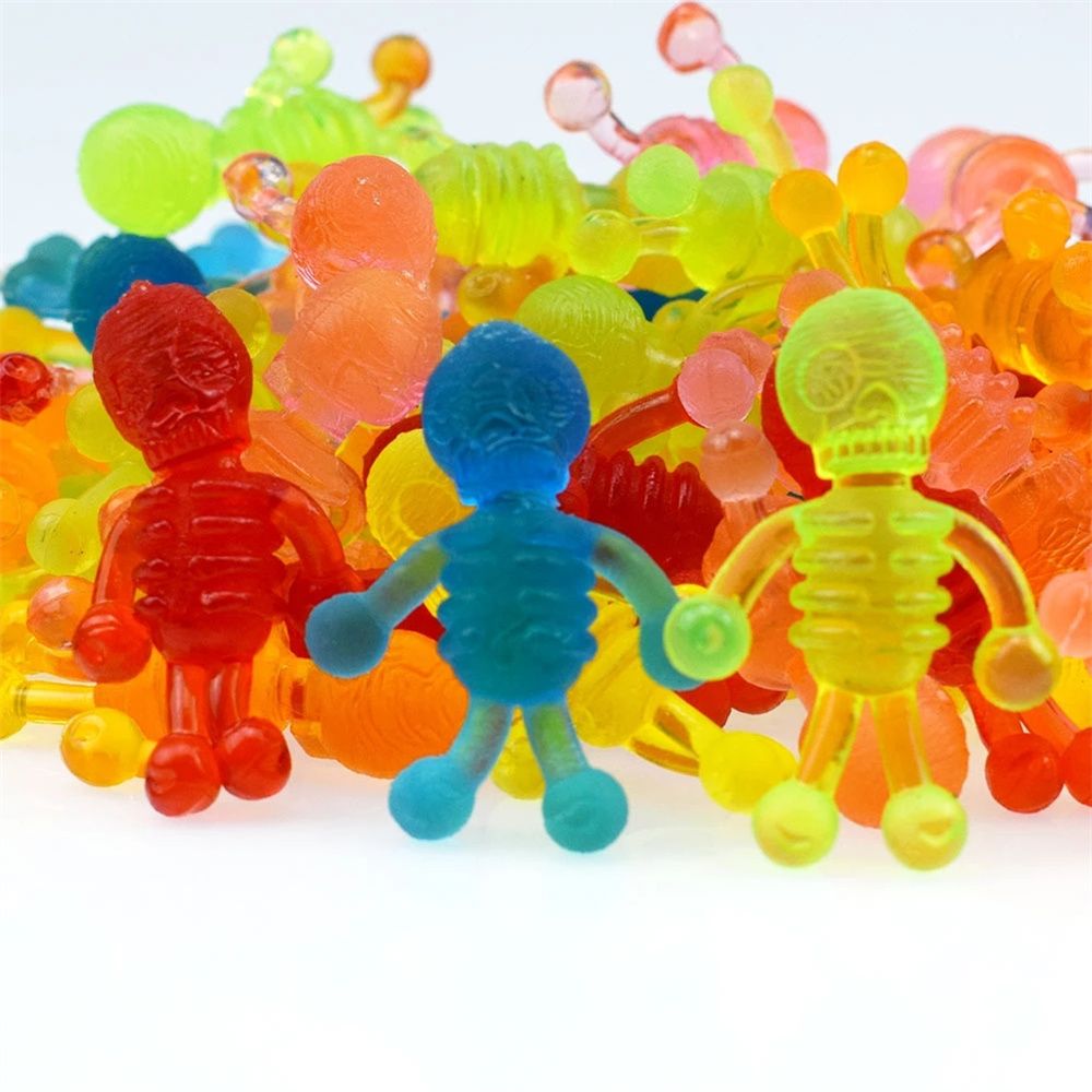 Kids Zombie Toys - 10 adet plastik yumuşak kauçuk TPR
