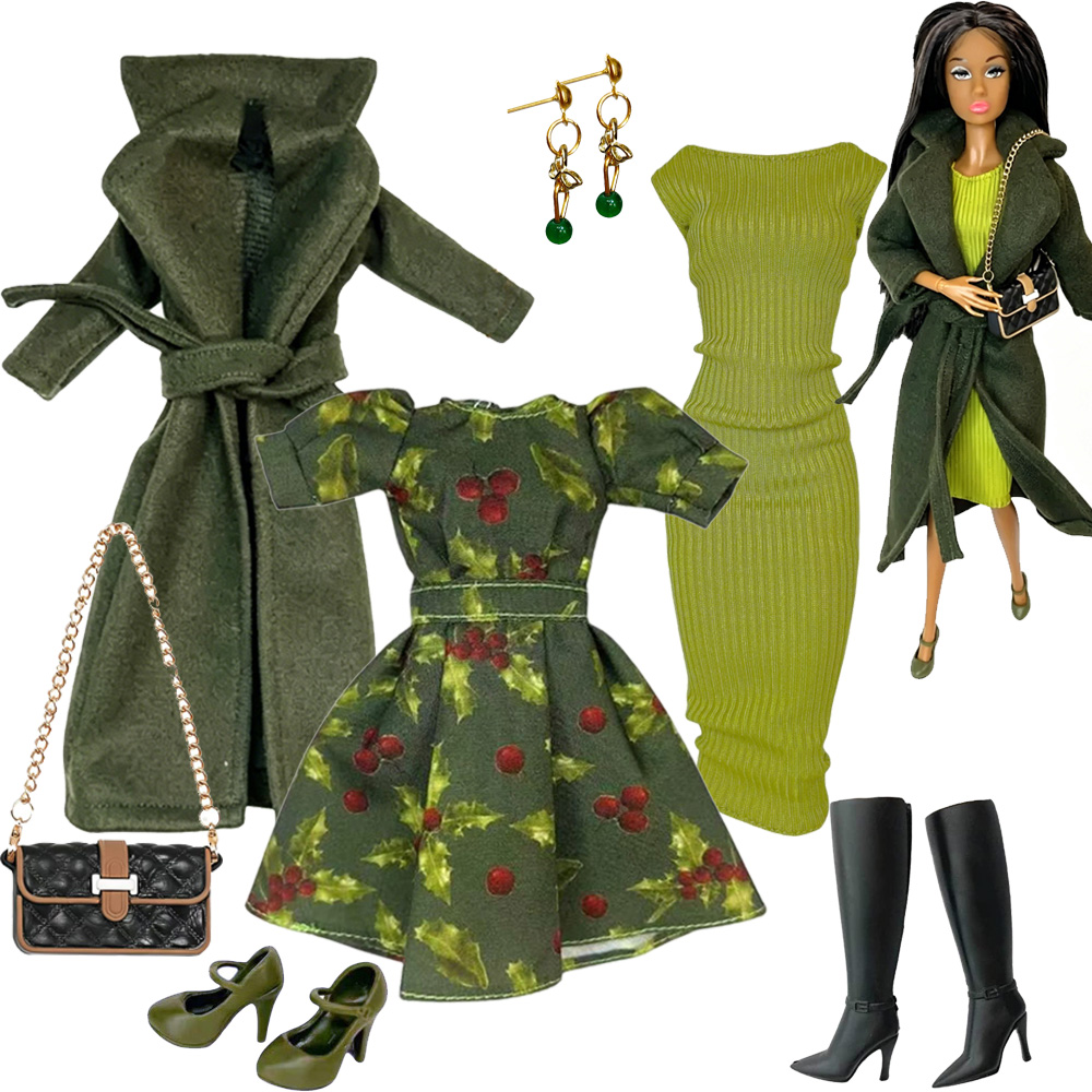 Kids Toys Variety - 1/6 Ölçekli Bebek Kıyafetleri Moda Yüksek