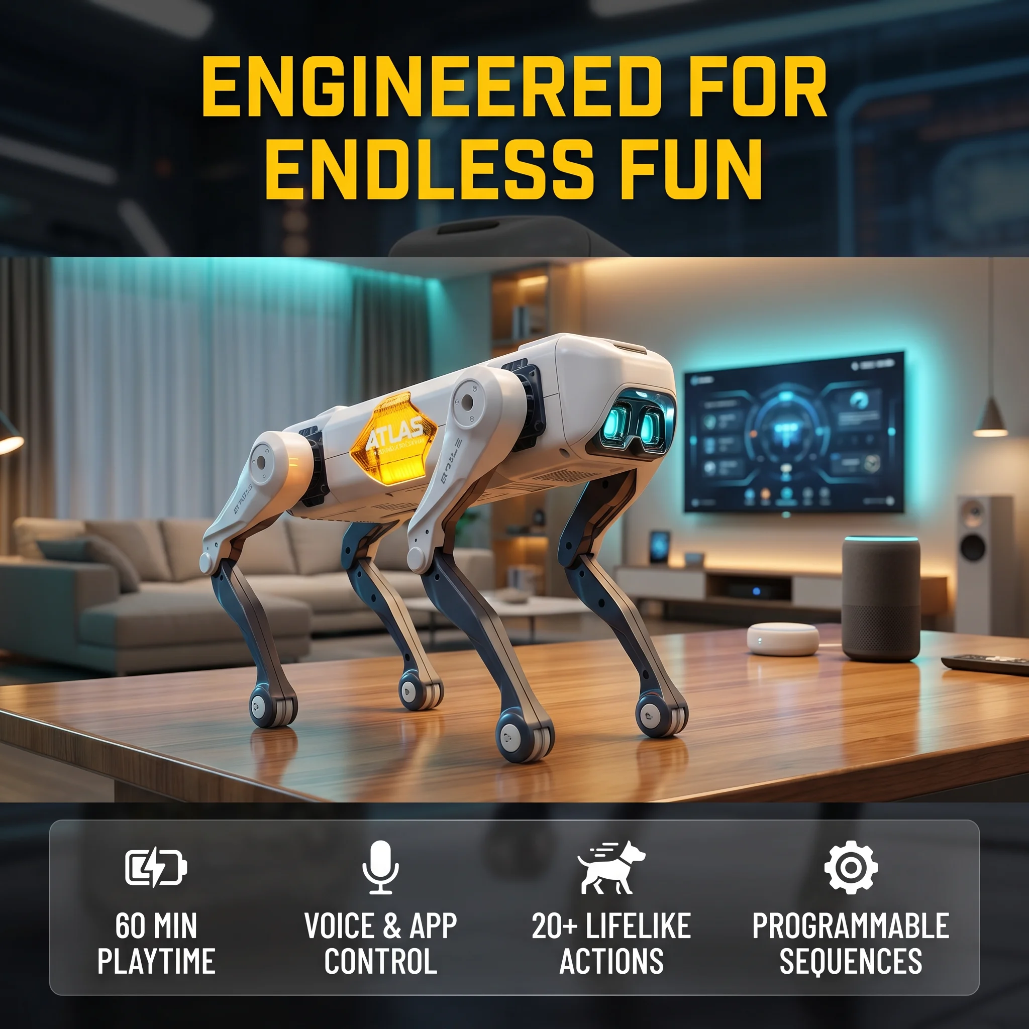 Yapay Zeka Akıllı Robot Köpek, - Kids Toys Usa incelemesi ve fiyatı