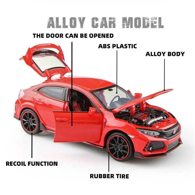 Honda Civic Type R JDM Simülas - Kids Toys Usa incelemesi ve fiyatı