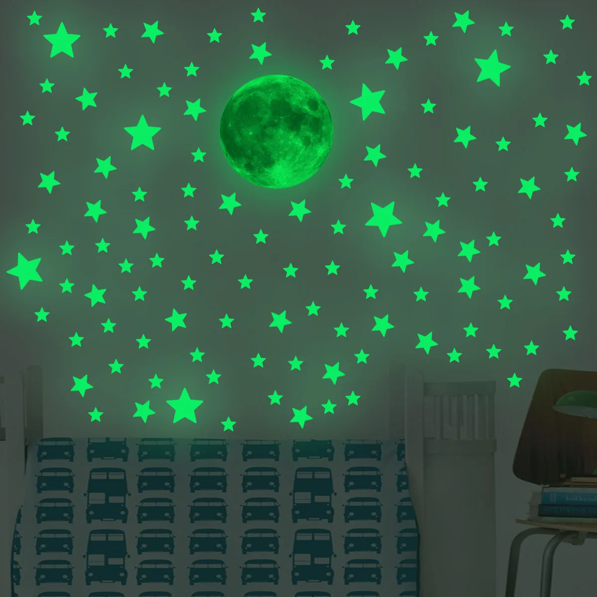 Çocuk Odası ve Yatak Odası Dek - Glow In Dark Stars incelemesi ve fiyatı
