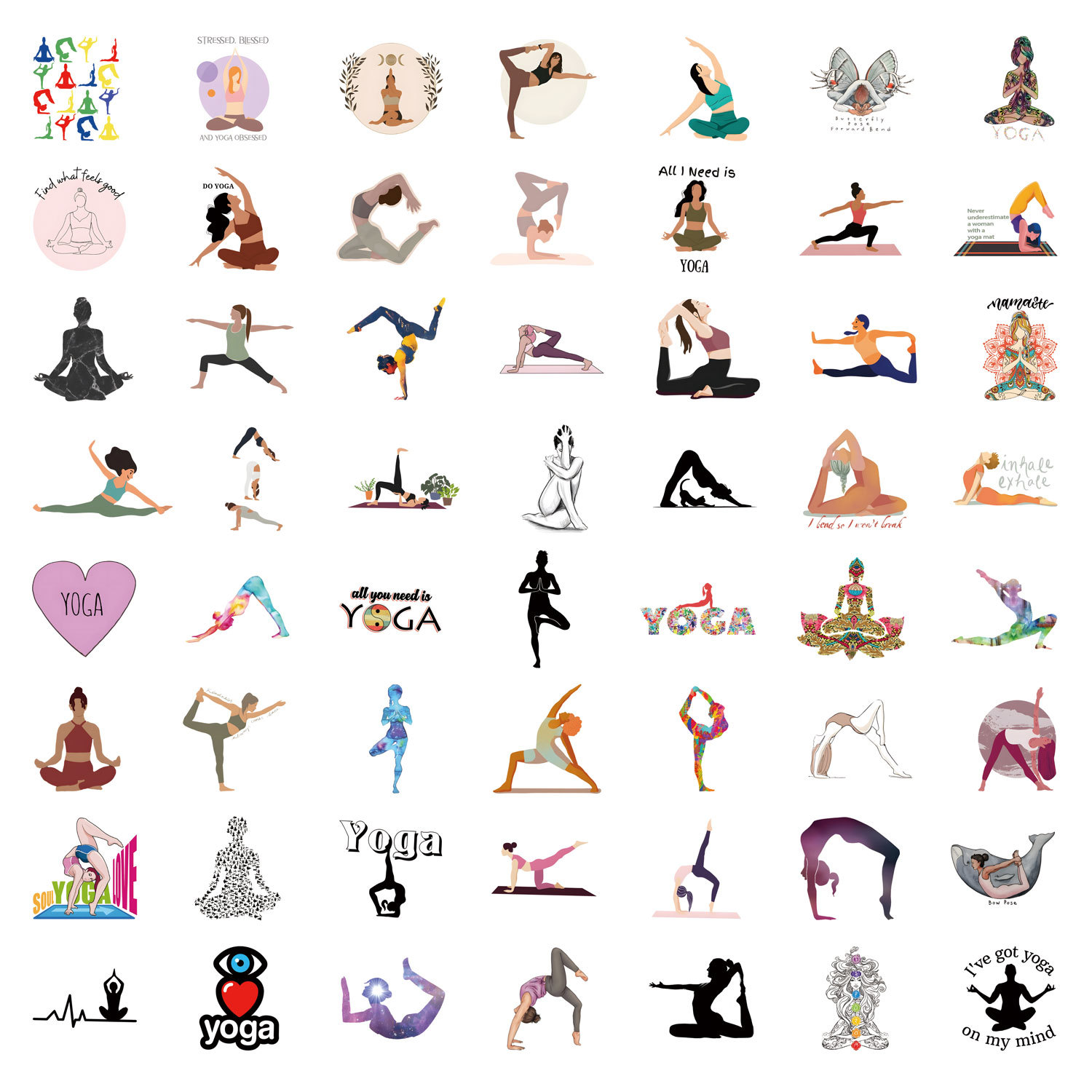 10/55/110 adet Yoga Yug spor s - Kids Yoga Toys incelemesi ve fiyatı